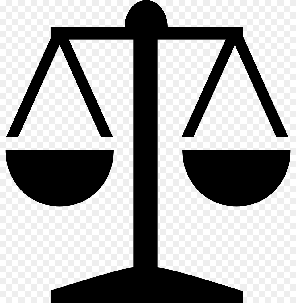 Scales Laws And Regulations Icon, Scale, Cross, Symbol Free Png Download