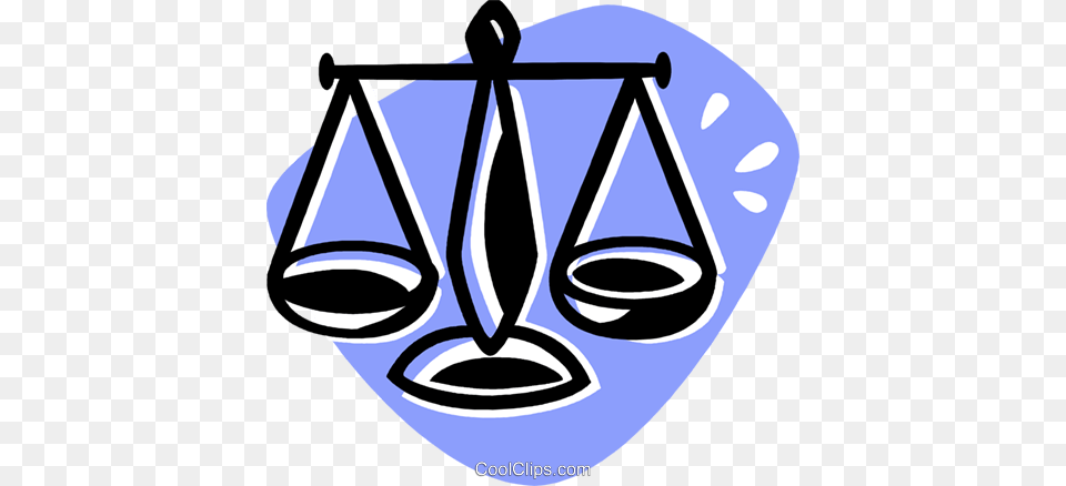 Scales Of Justice Royalty Vector Clip Art Illustration, Scale, Disk Free Png Download