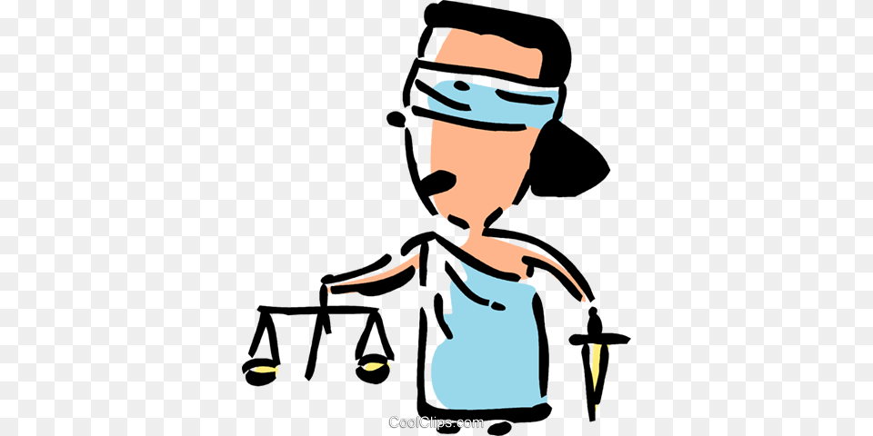 Scales Of Justice Royalty Vector Clip Art Illustration, Adult, Male, Man, Person Png Image