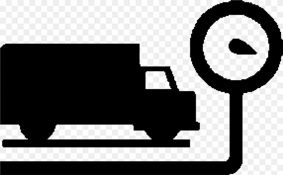 Scales Truck Scale Icon, Gray Png