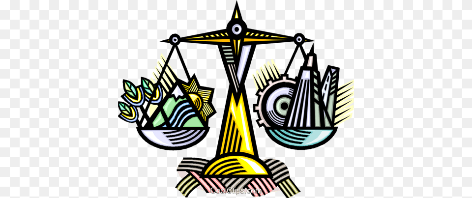 Scales Weighing Ecological Concerns Royalty Free Vector Clip Art, Scale Png