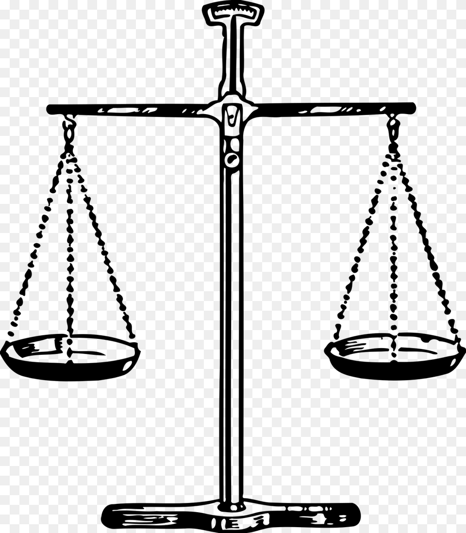 Scalesymbolmetal Scales Of Justice, Gray Png