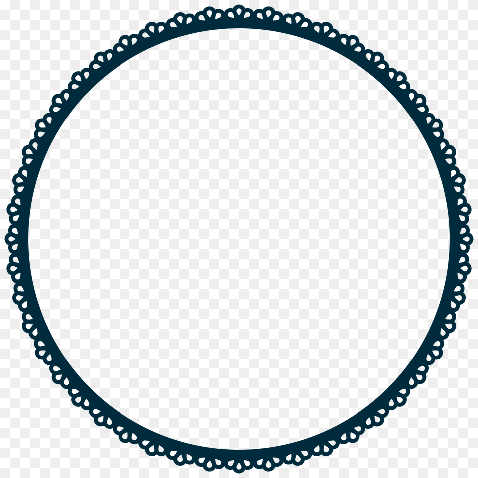 Scallop Frame Extrapolated Clipart, Oval Png Image