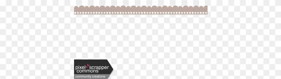 Scalloped Canvas Border Digital Scrapbooking Png