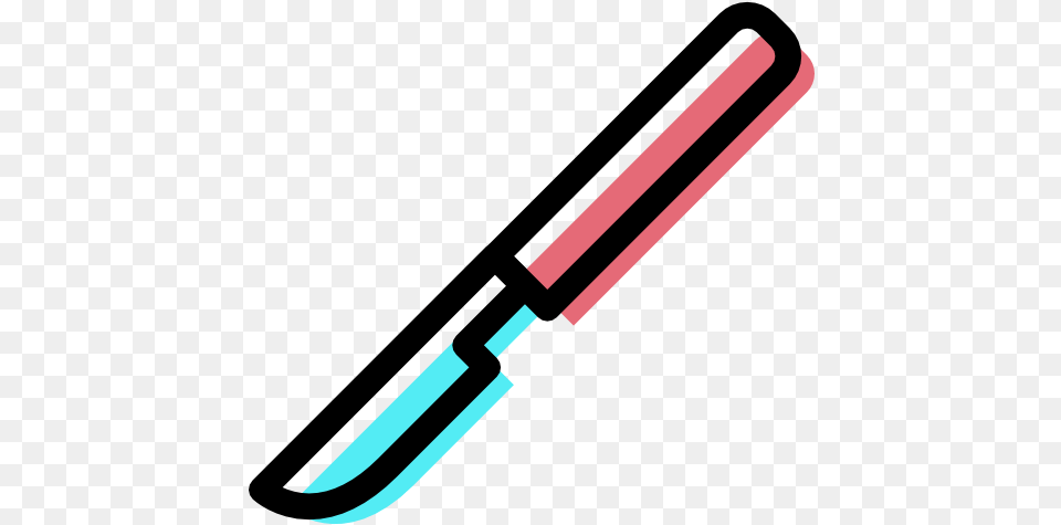 Scalpel Icon Of Medical Element Set Bisturi, Cutlery, Fork, Sword, Weapon Png Image
