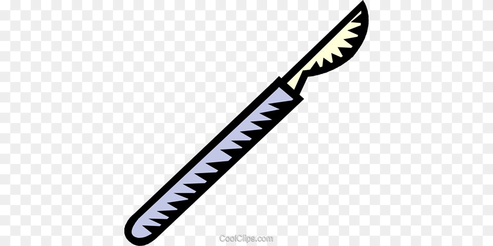 Scalpel Royalty Vector Clip Art Illustration, Sword, Weapon, Blade, Dagger Png Image