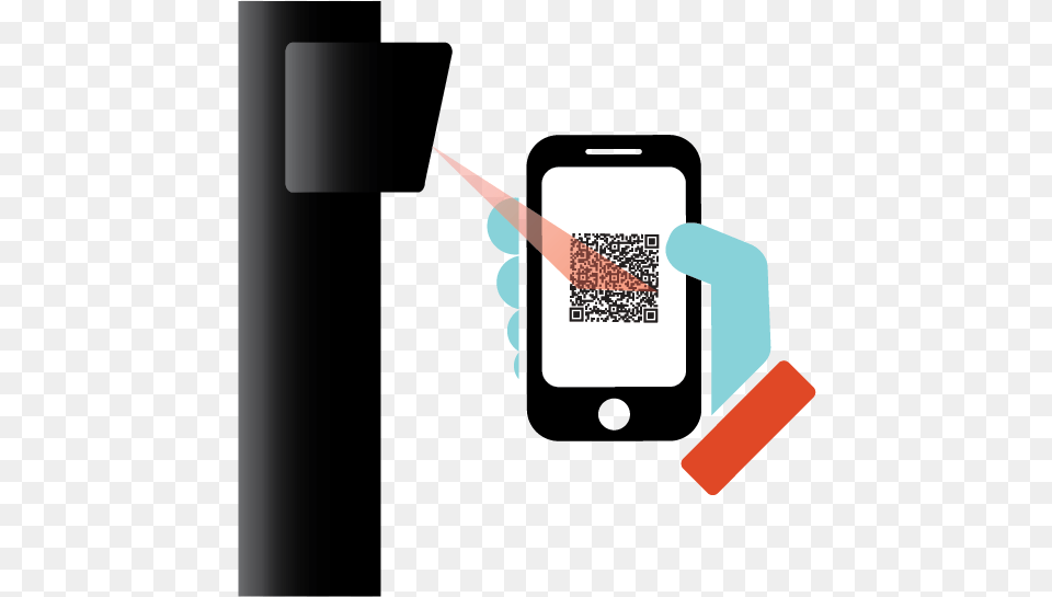 Scan Barcode At Gate Smartphone, Qr Code, Text Free Png Download