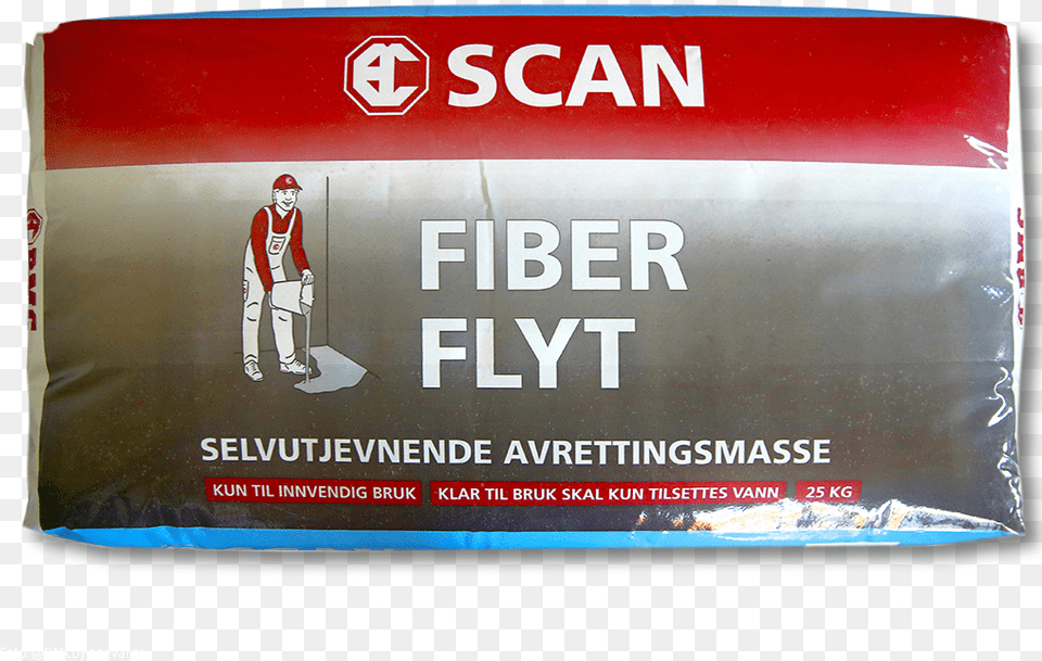 Scan Fiberflyt 25 Kg Packaging And Labeling, Advertisement, Person, Poster Free Png Download