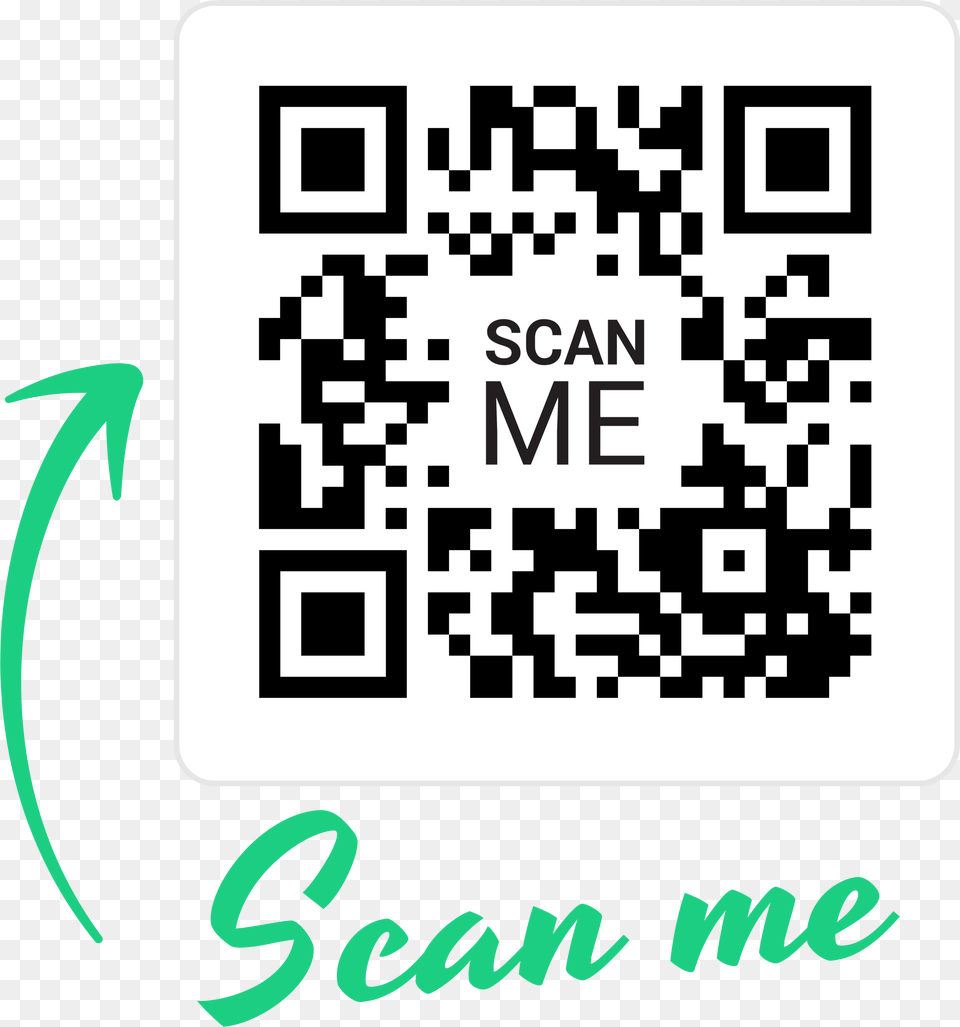Scan Me Qr Logo, Qr Code, Text, Art, Graphics Free Png Download