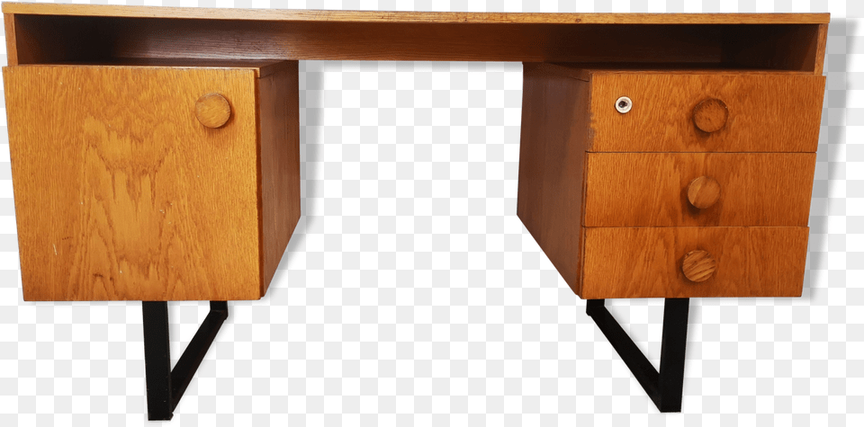 Scandinavian 50s Officesrc Https Table, Desk, Drawer, Furniture, Sideboard Free Png Download