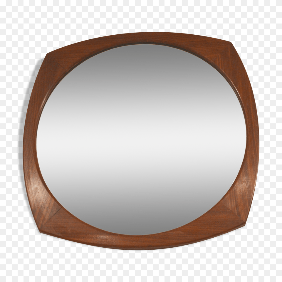 Scandinavian Teak Porthole Mirror, Bow, Weapon, Photography, Oval Free Png Download