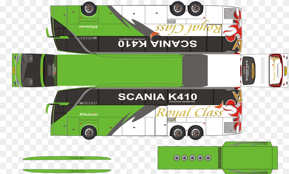 Scania Touring Model Paper, Bus, Transportation, Vehicle, Tour Bus Png