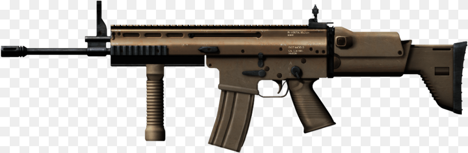 Scar Assault Rifle Scar Gun Transparent Background, Firearm, Weapon, Machine Gun Png Image