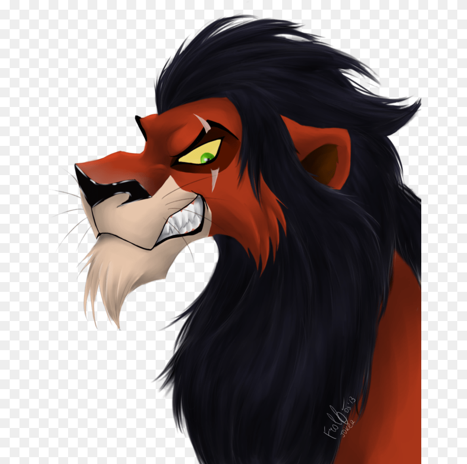 Scar By Froljoker The Lion King 1994 Draw Scar Taka, Adult, Female, Person, Woman Free Png Download