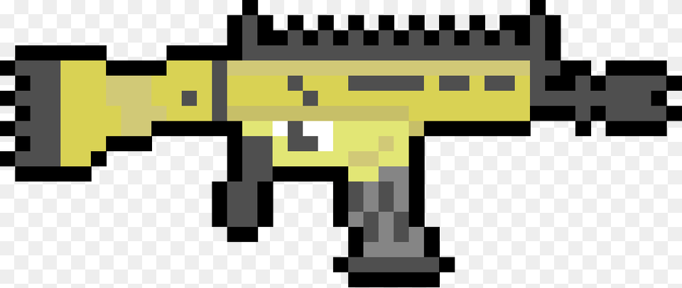 Scar Fortnite, Firearm, Gun, Rifle, Weapon Png