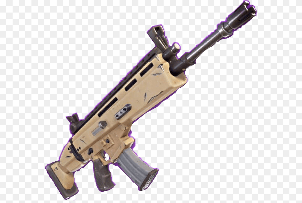 Scar Fortnite Freetoedit Scar Assault Rifle Fortnite, Firearm, Gun, Weapon Png Image