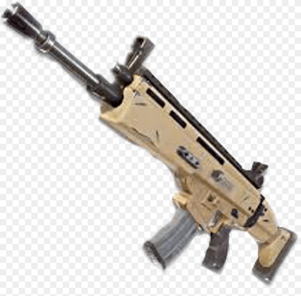 Scar Fortnite Transparent Clipart Scar H Fortnite, Firearm, Gun, Rifle, Weapon Free Png