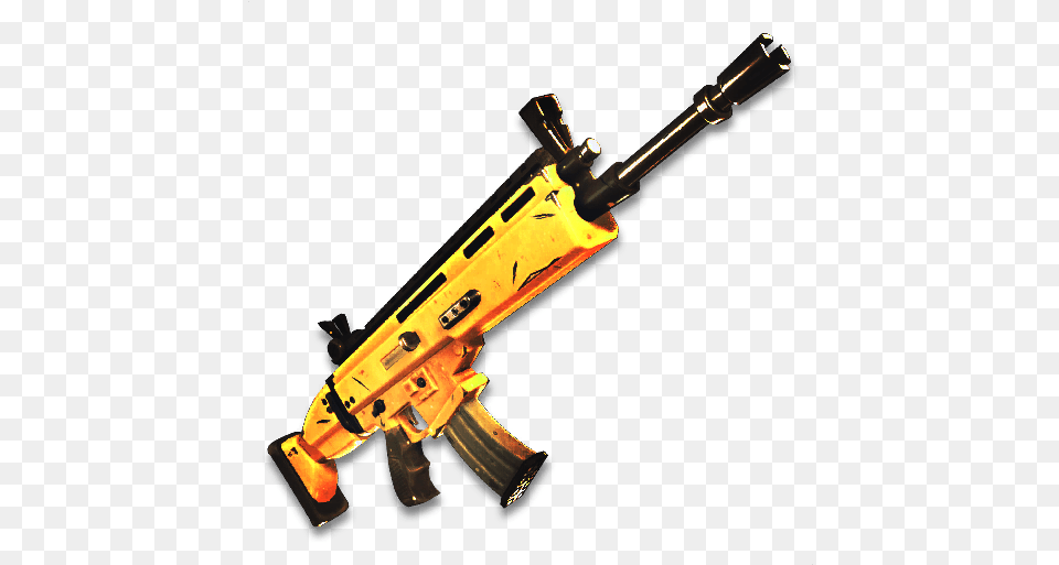 Scar Fortnite Victory Royale Scar Fortnite, Firearm, Gun, Rifle, Weapon Png