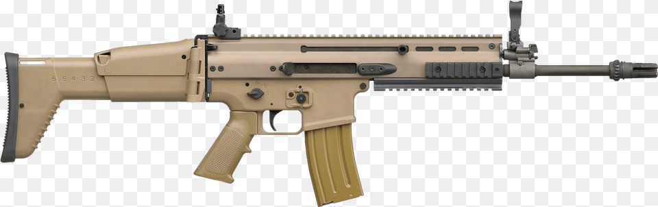 Scar H Assault Rifle, Firearm, Gun, Weapon, Machine Gun Png