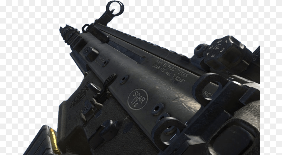 Scar H Black Ops 2 Firearm, Gun, Rifle, Weapon Free Png Download