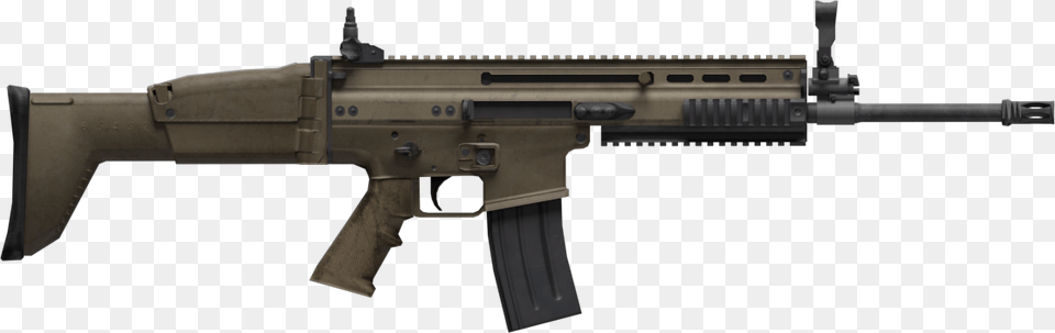 Scar H Std, Firearm, Gun, Rifle, Weapon Free Png Download