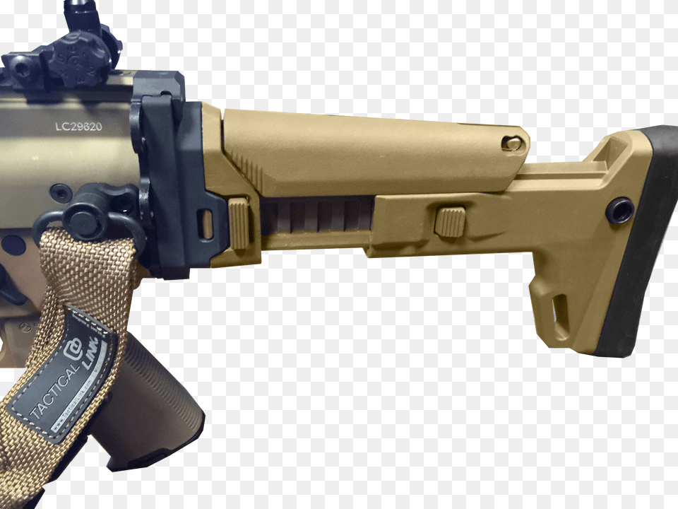 Scar L Custom Stock, Firearm, Gun, Rifle, Weapon Png