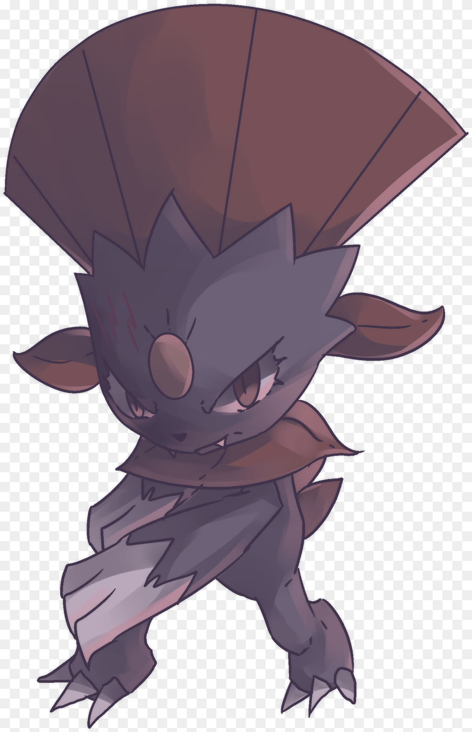 Scar Manyula Shiny Weavile Fanart, Animal, Fish, Sea Life, Shark Png Image