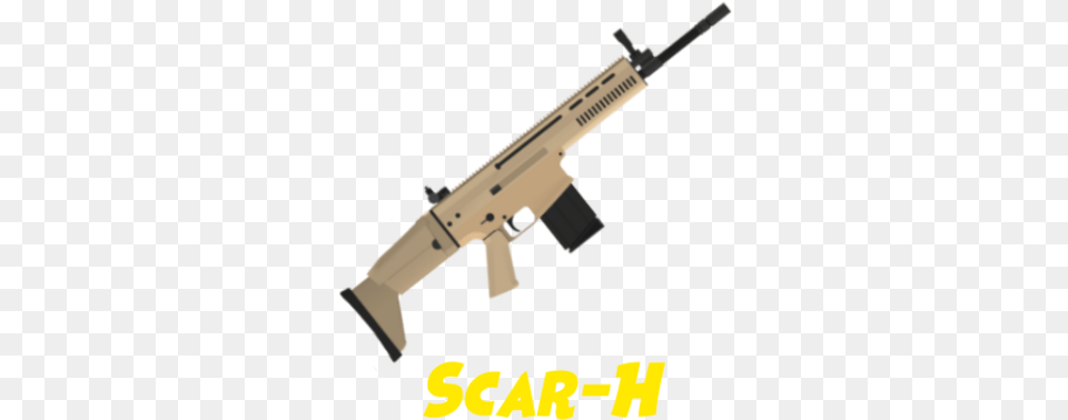 Scar Solid, Firearm, Gun, Rifle, Weapon Png Image