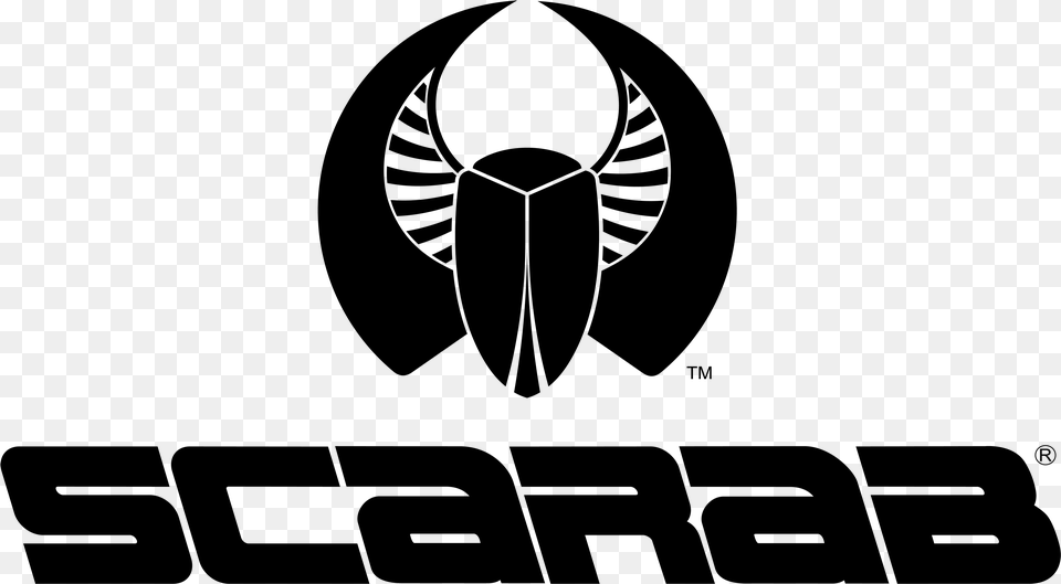 Scarab Jet Boats Logo, Gray Png Image