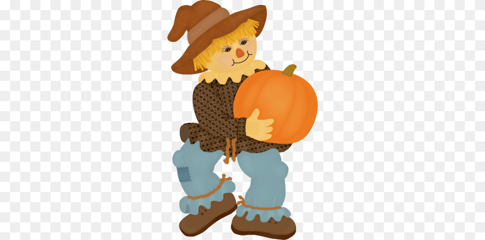 Scarecrow 009 Halloween, Food, Plant, Produce, Pumpkin Png Image