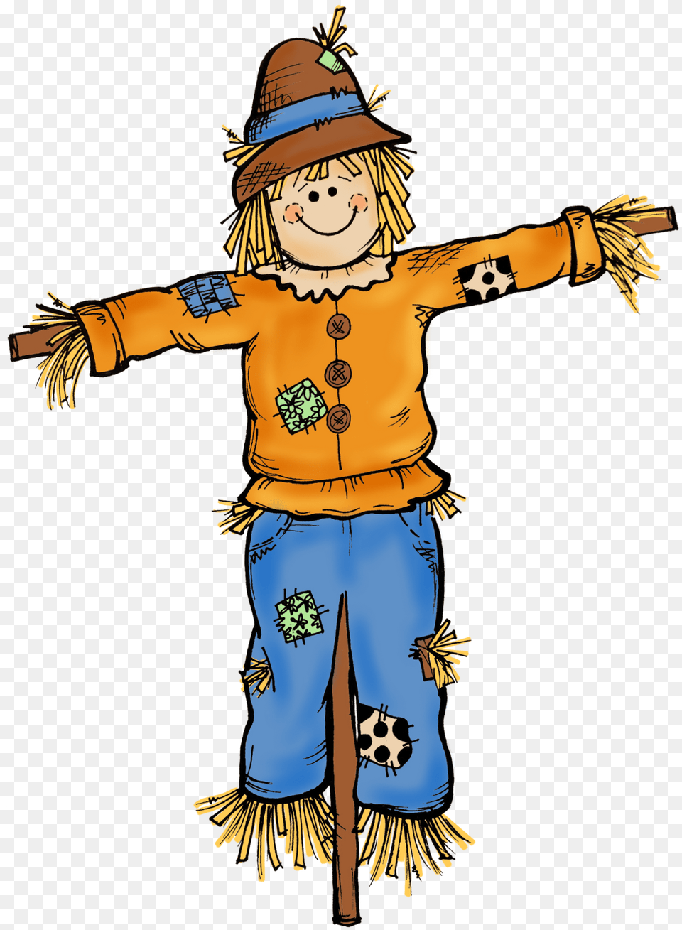 Scarecrow, Person, Face, Head, Baby Free Transparent Png