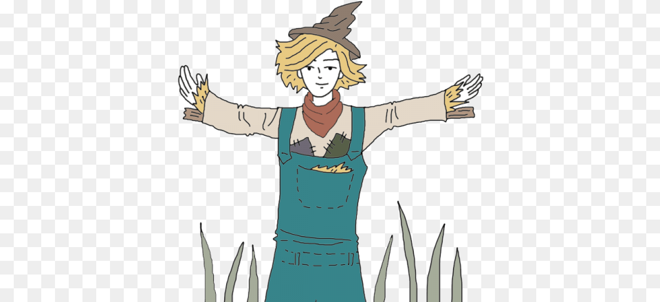 Scarecrow Cartoon, Adult, Female, Person, Woman Png