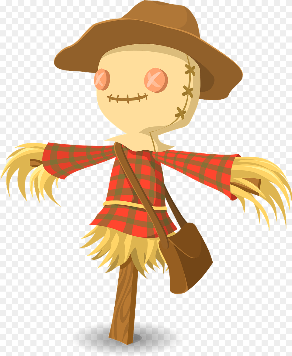 Scarecrow Cartoon, Person, Face, Head Free Png