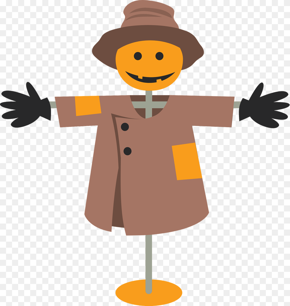 Scarecrow Clipart, Clothing, Coat, Nature, Outdoors Png Image
