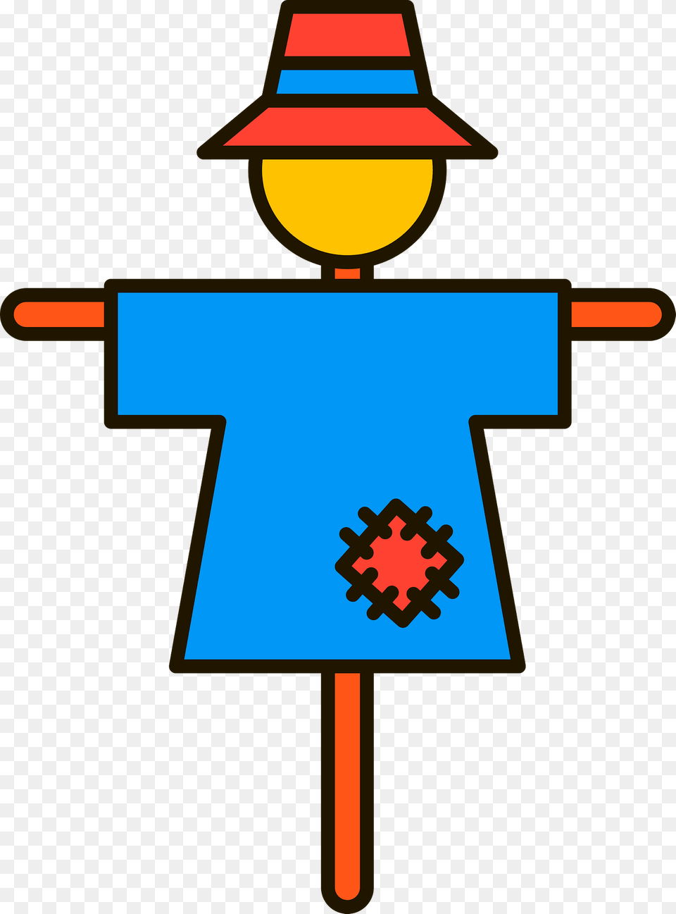 Scarecrow Clipart, Cross, Symbol Free Png