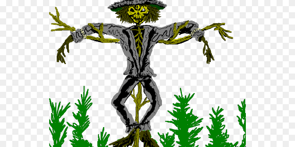 Scarecrow Clipart Creepy Creepy Scarecrow Clipart, Person Free Transparent Png