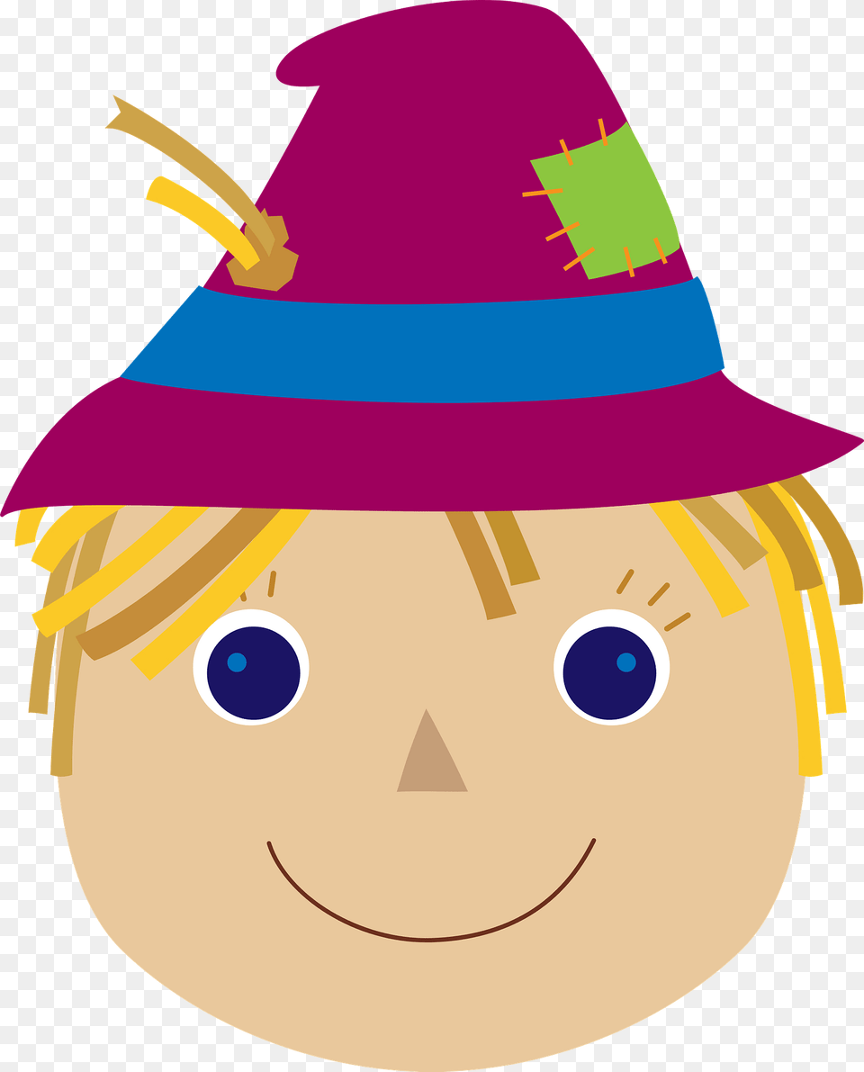 Scarecrow Face Clipart, Clothing, Hat, Sun Hat, Nature Png