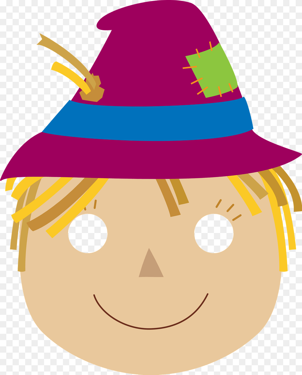 Scarecrow Mask Clipart, Clothing, Hat, Sun Hat, Nature Free Png Download