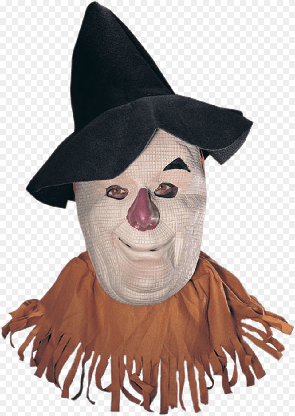 Scarecrow Mask Scarecrow Wizard Of Oz Mask Latex, Adult, Person, Woman, Female Free Png Download