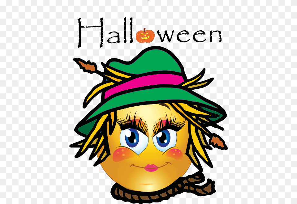 Scarecrow Smiley Emoticon Clipart, Book, Publication, Person, Hat Free Png