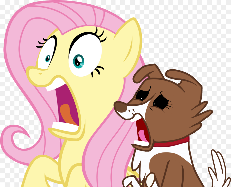 Scared Clipart Shock My Little Pony Shocked Fluttershy, Baby, Person, Book, Comics Png Image