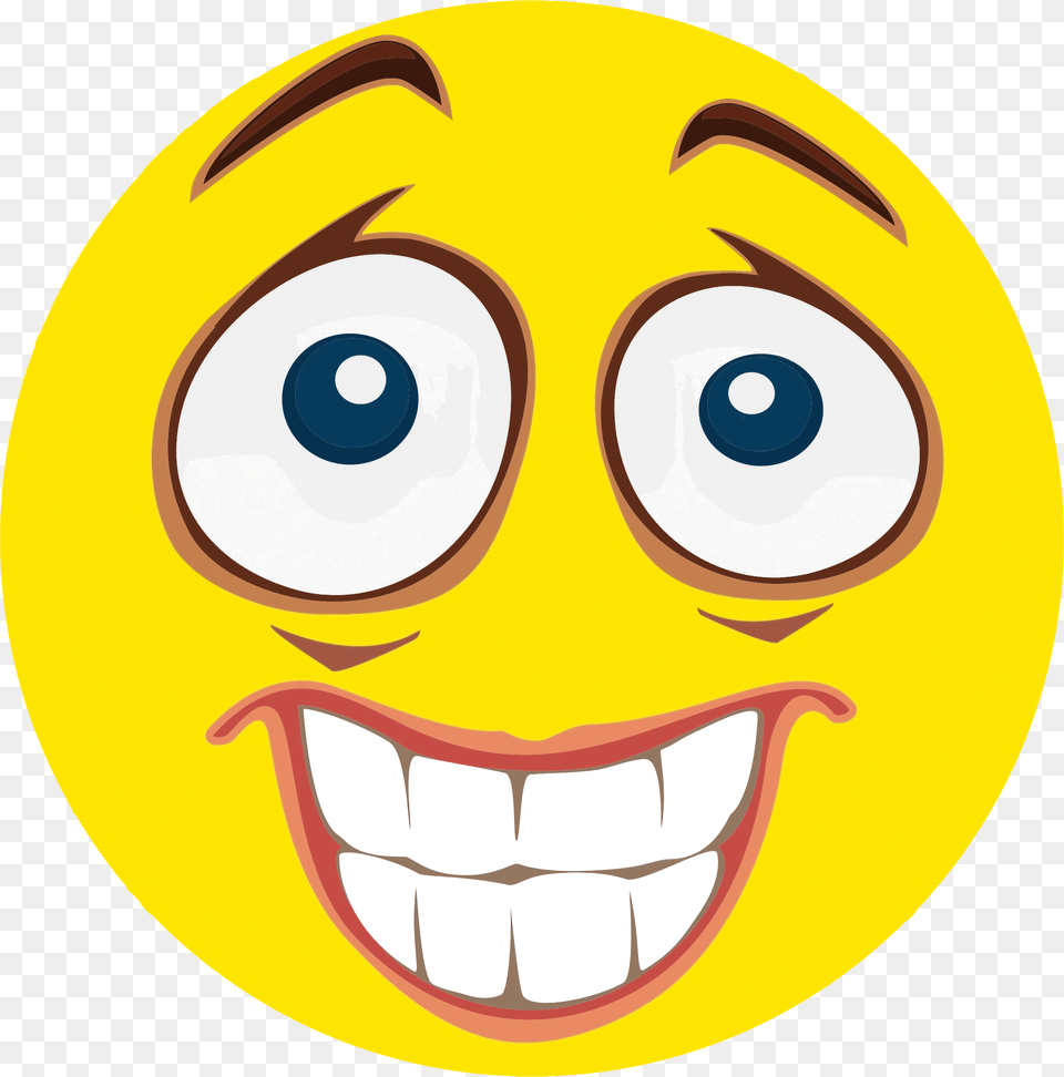 Scared Emoji Background Nervous Smiley Face, Disk Free Transparent Png