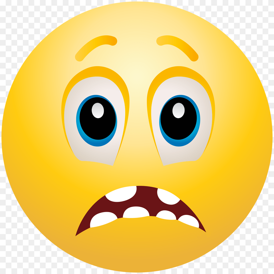 Scared Emoticon Clip Art Free Transparent Png