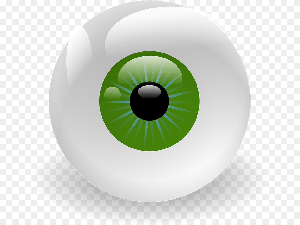 Scared Eyes Clipart Eye Clip Art, Green, Sphere, Machine, Wheel Free Png Download