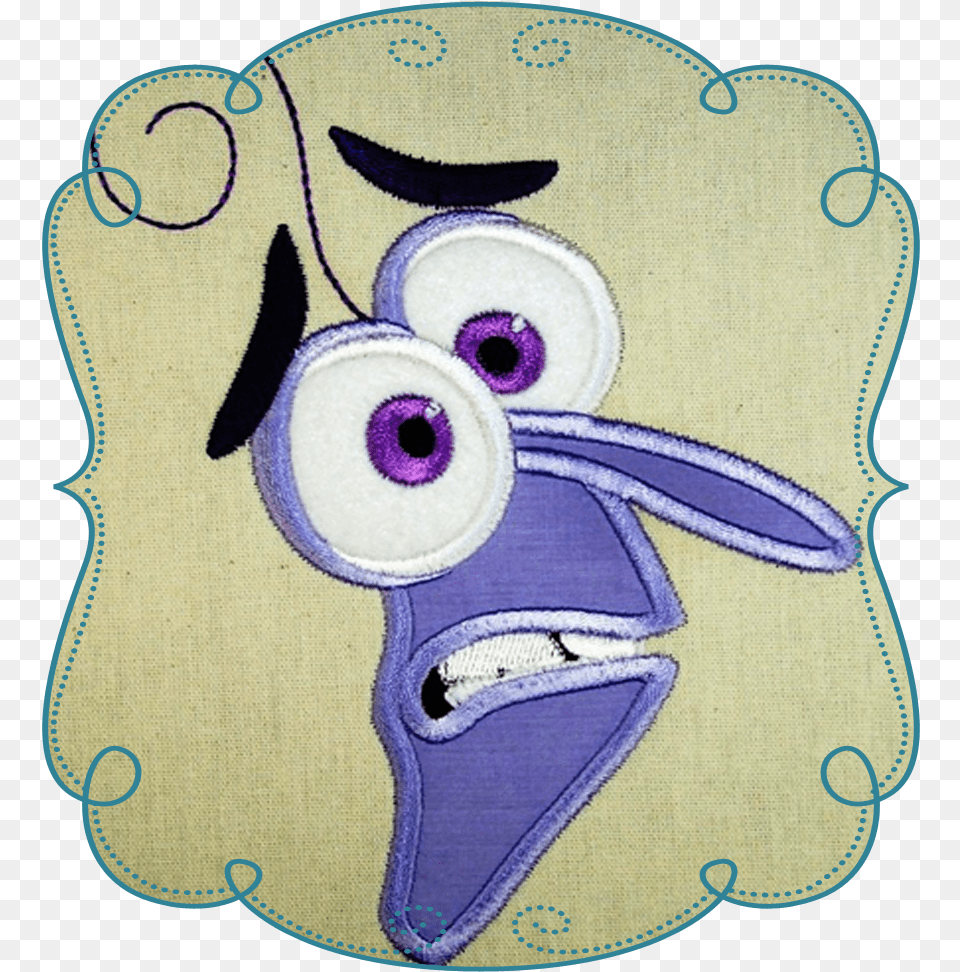 Scared Face Patch Sid Ice Of Age, Applique, Pattern, Home Decor, Cushion Free Transparent Png