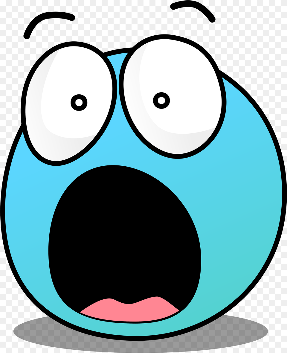 Scared Face Scared Face Clipart Black And White, Astronomy, Moon, Nature, Night Free Transparent Png