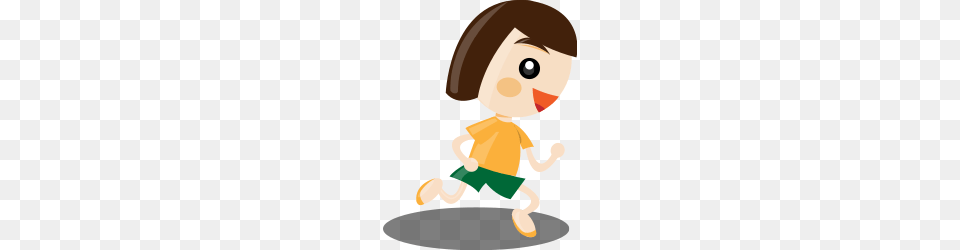 Scared Girl Running Clipart, Doll, Toy, Baby, Person Free Png Download