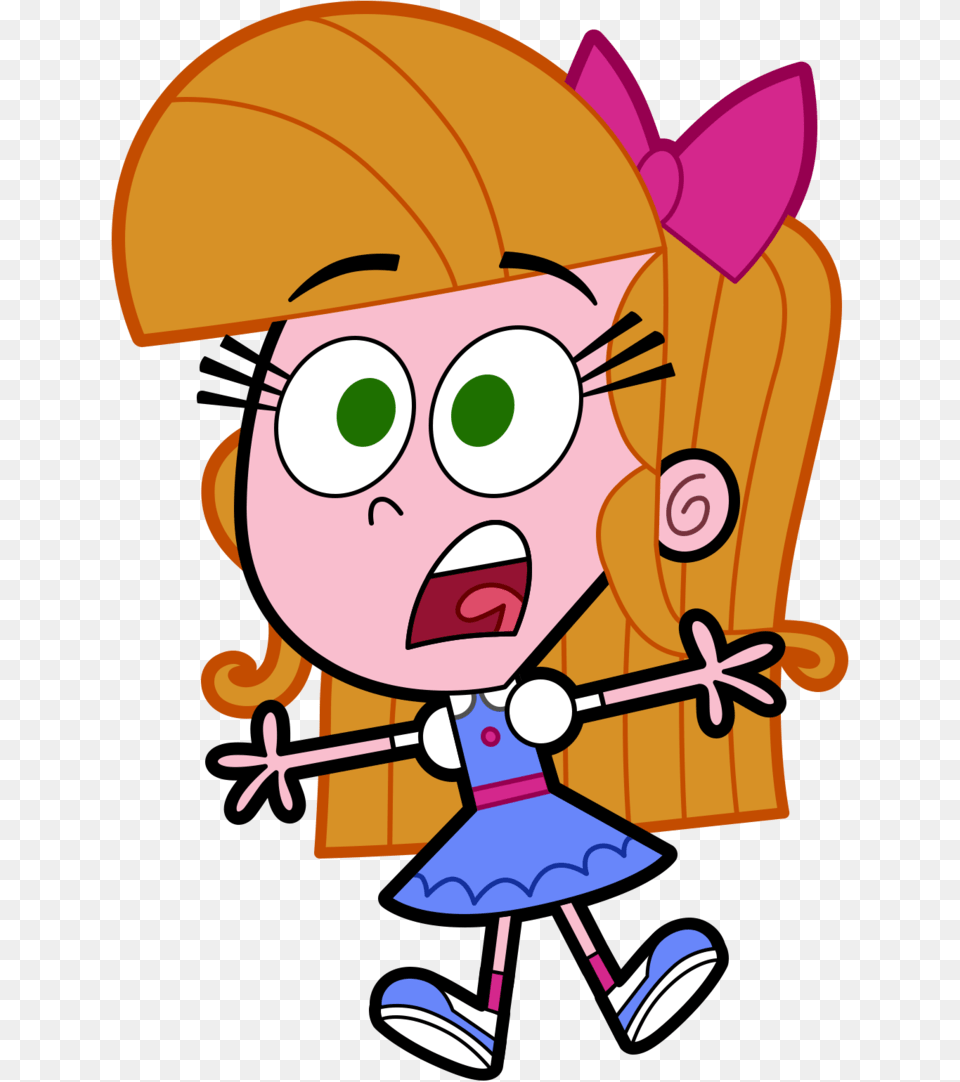 Scared Missy By Ruta 90 The Fairly Oddparents Fairly Oddparents Chloe And Missy, Cutlery, Cartoon, Baby, Person Free Png