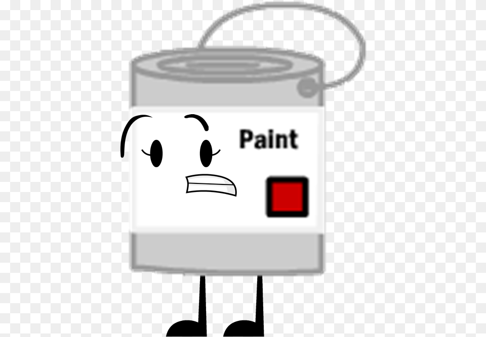 Scared Paint Bucket Bfdi Paint Bucket, Electrical Device, Device Free Transparent Png