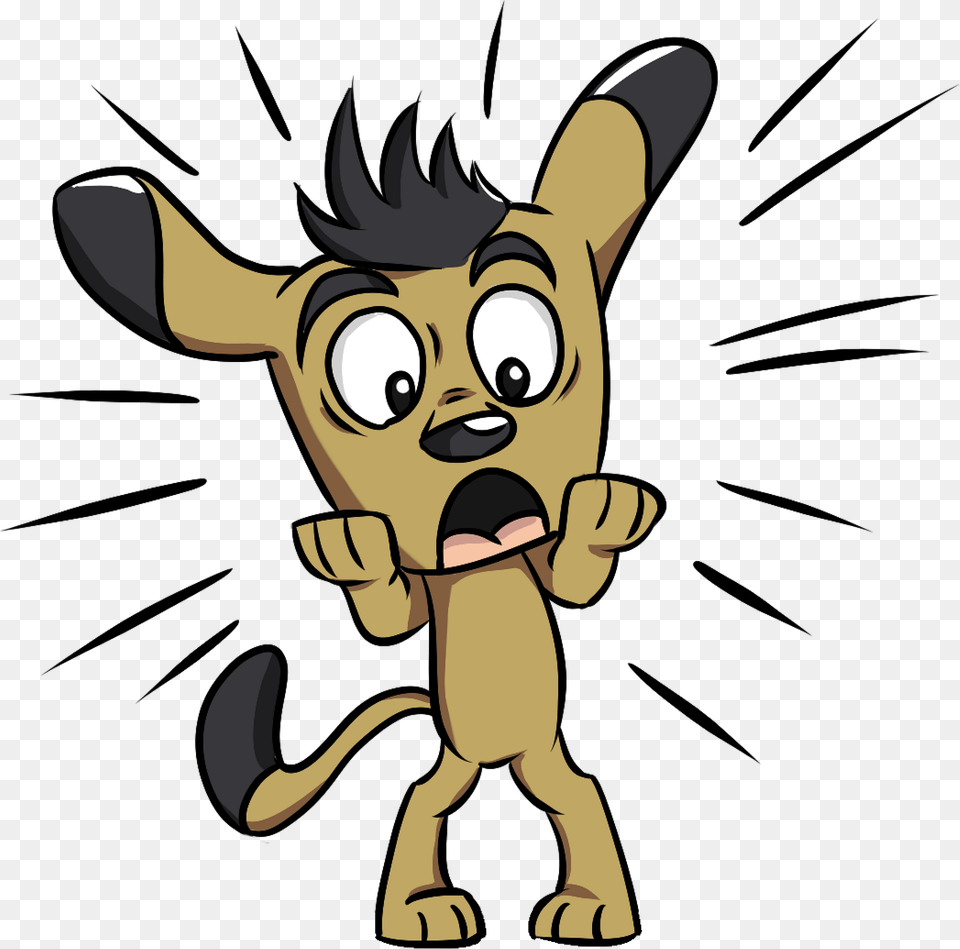 Scared Puppy Clipart, Book, Comics, Publication, Cartoon Png Image